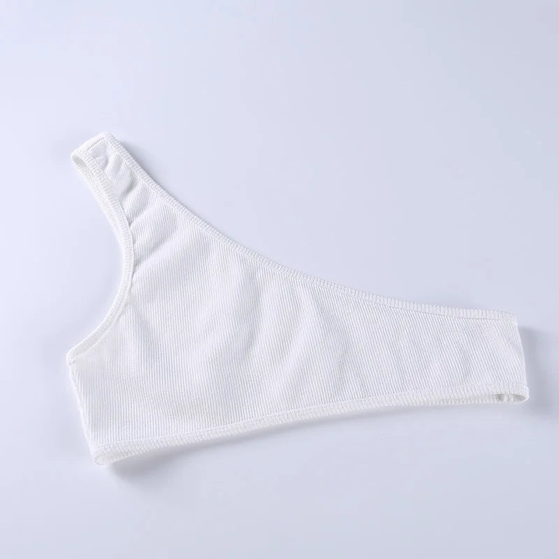 Sexy Streetwear Asymmetrical Tank Top Two Piece Vest Summer Clothes for Women Casual Ribbed Crop Tops